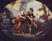 Angelica Kauffmann, Miranda and Ferdinand in The Tempest